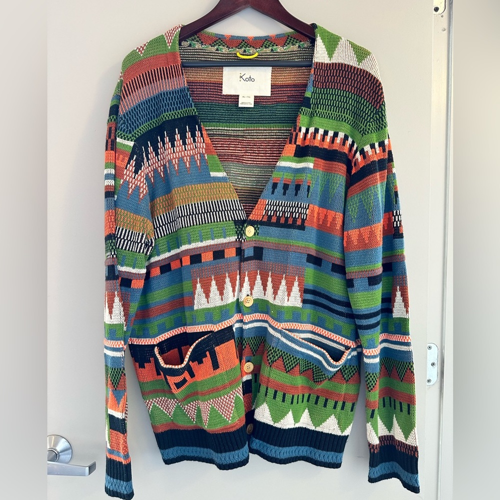 UO Koto XL Aztec Cardigan